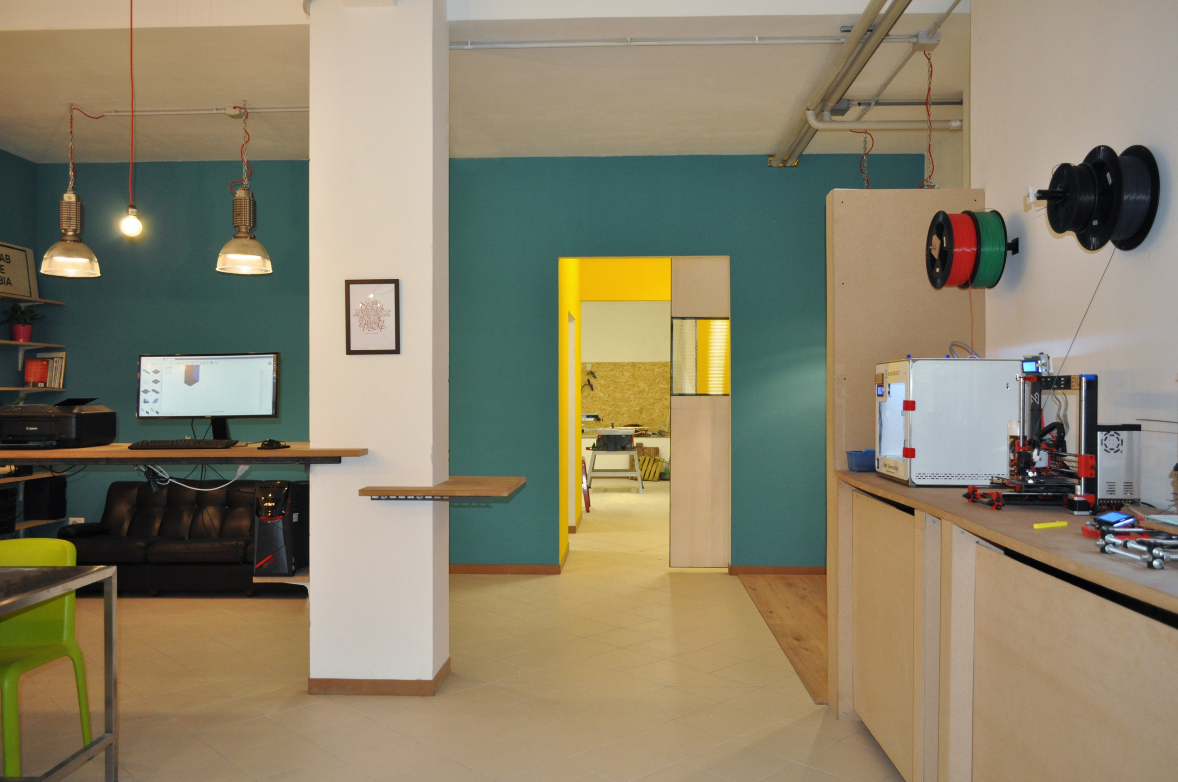 Ingresso del Fablab Valle Sabbia